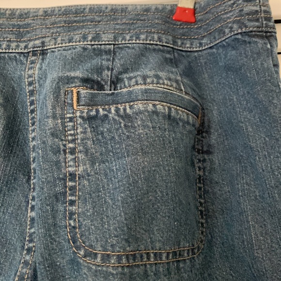 J. Jill Genuine Fit Below Waist Crop Jeans size 8 - Picture 5 of 9